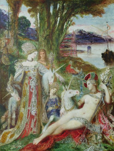 Los Unicornios de Gustave Moreau