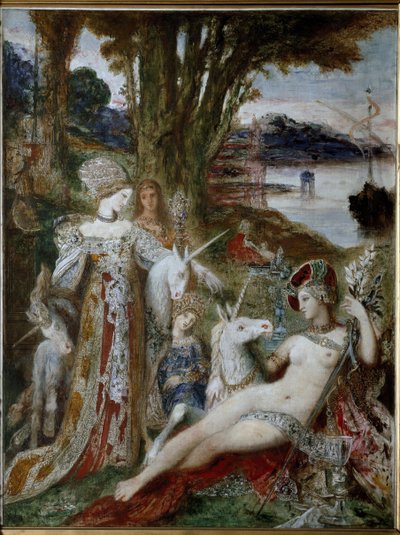 Los unicornios de Gustave Moreau