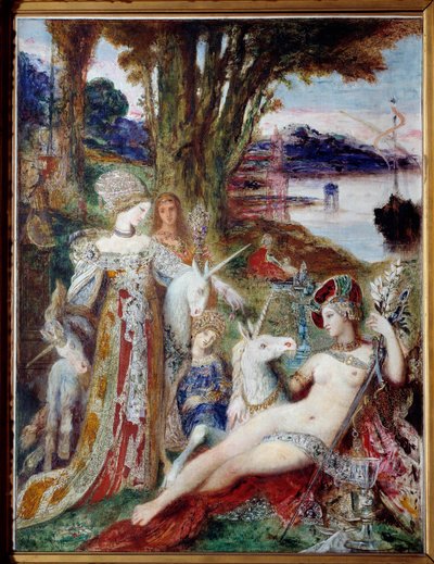Los unicornios de Gustave Moreau