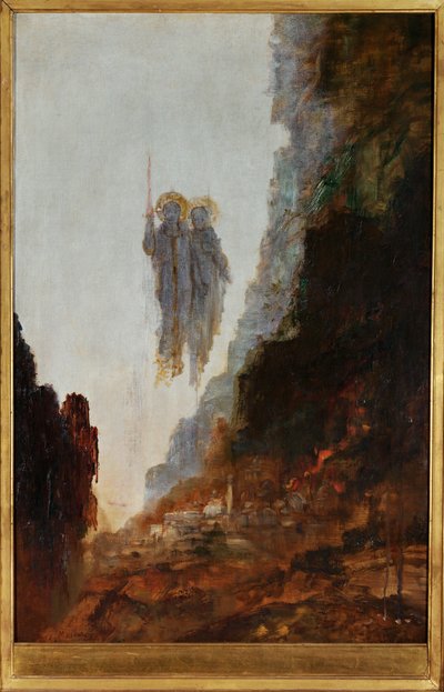 Los ángeles de Sodoma de Gustave Moreau