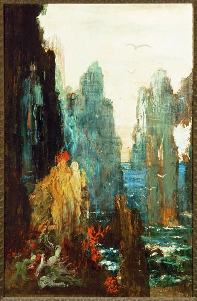 Las sirenas (pintura sobre lienzo) de Gustave Moreau