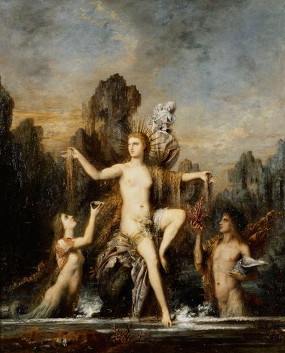 Venus Surgiendo del Mar de Gustave Moreau