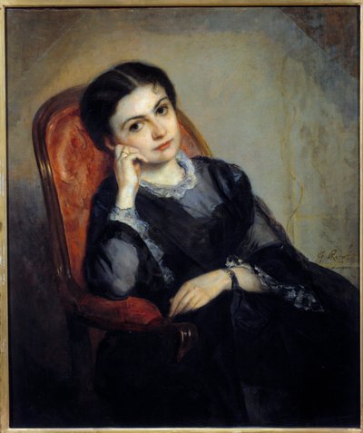 Retrato de Joulia Hogay, Vizcondesa de Calonne de Gustave Ricard