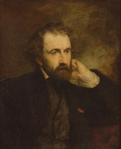 Retrato de Paul Chenavard (1807-95) de Gustave Ricard