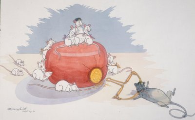 1ª Guerra Mundial / El goloso castigado / Caricatura de G. Wendt de Gustave Wendt