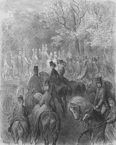 Hyde Park, Equipos de Jinetes de Gustave after Dore