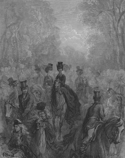 Hyde Park, El Camino de las Damas de Gustave after Dore