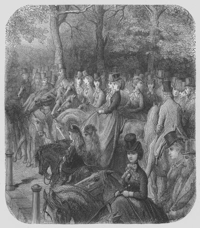 Hyde-Park, Las Amazonas de Gustave after Dore