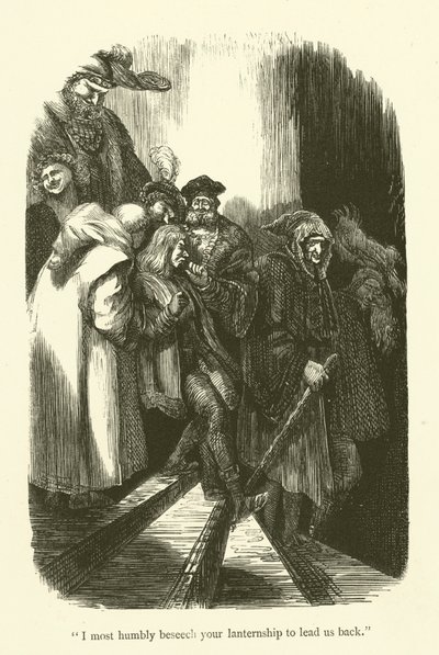 Ilustración para las obras de Rabelais de Gustave after Dore