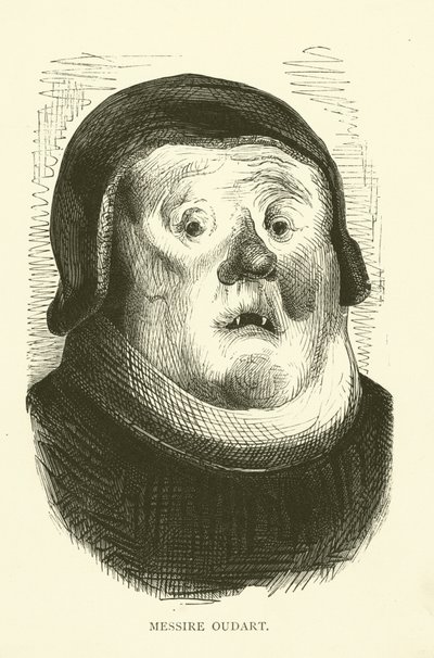 Ilustración para las obras de Rabelais de Gustave after Dore