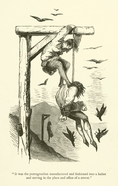 Ilustración para las obras de Rabelais de Gustave after Dore