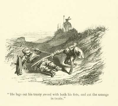 Ilustración para las obras de Rabelais de Gustave after Dore