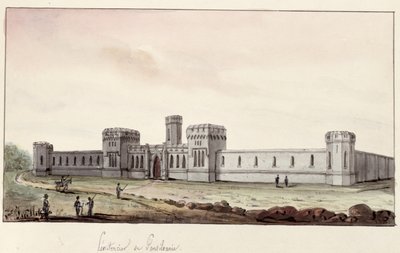 Penitenciaría en Pensilvania, 1831 de Gustave de Beaumont