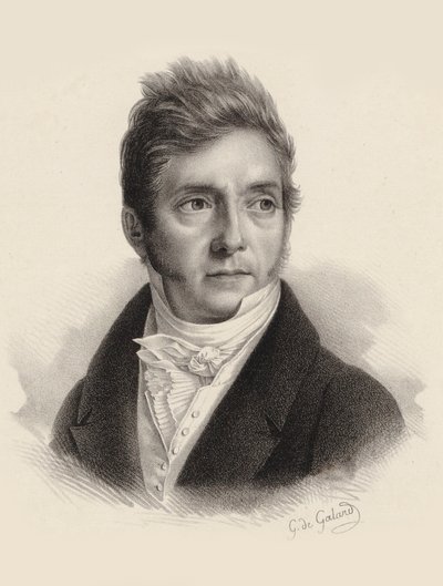 Retrato del compositor Pierre Jacques Joseph Rode de Gustave de Galard