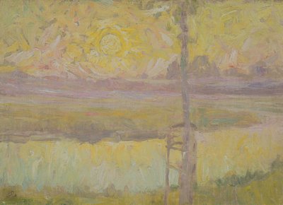 Jardín en Laethem-Saint-Martin, c.1910 de Gustave de Smet