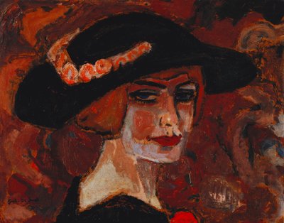 Joven con sombrero de Gustave de Smet