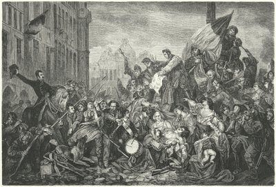 Episodio de la Revolución Belga de 1830 de Gustave Wappers