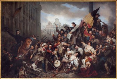 La Revolución Belga de 1830, 1835 de Gustave Wappers