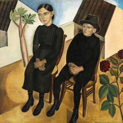 Gastón y su hermana de Gustave Van de Woestyne