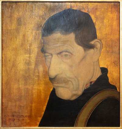Cabeza de hombre-Nandje Hooft de Gustave Van de Woestyne