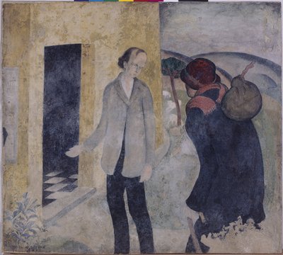 Hospitalidad con los extranjeros de Gustave Van de Woestyne