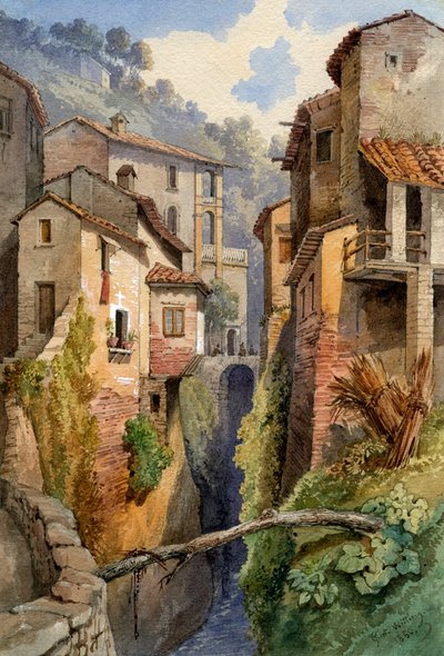 Lucca, Toscana, Italia, 1850 de Gustavo Witting