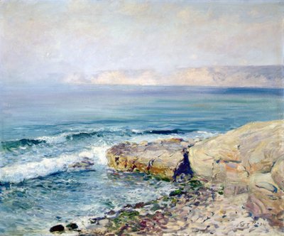 Niebla entrante (óleo sobre lienzo) de Guy Rose