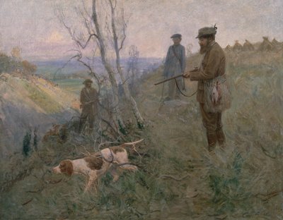 La caza (óleo sobre lienzo) de Guy Rose