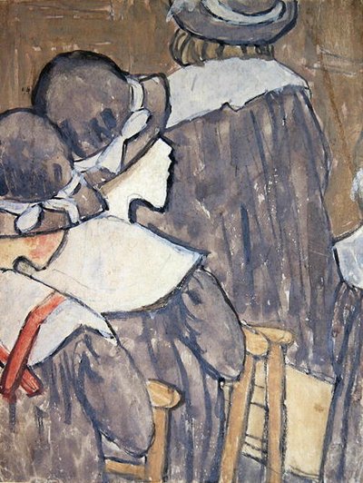 Niños en una Iglesia de Gwen John