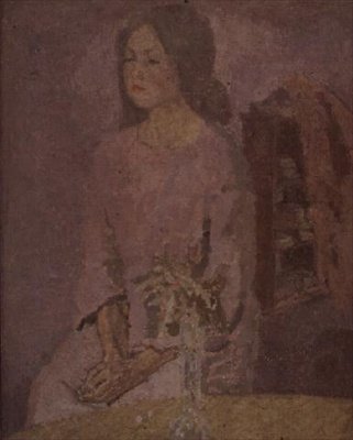 Chica en Rosa, c.1918 de Gwen John