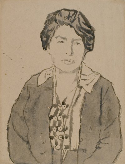Isabel Bowser (acuarela sobre papel) de Gwen John