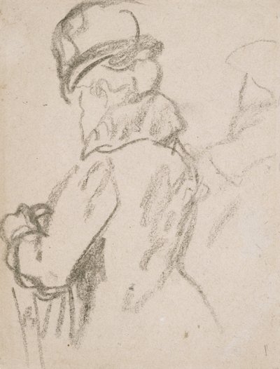 Mademoiselle Pouvereau (carboncillo sobre papel) de Gwen John