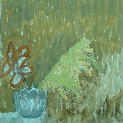 Mimosa y Otras Flores en un Jarrón, c.1930 de Gwen John