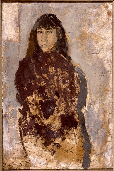 Estudio de una joven con vestido de morera de Gwen John