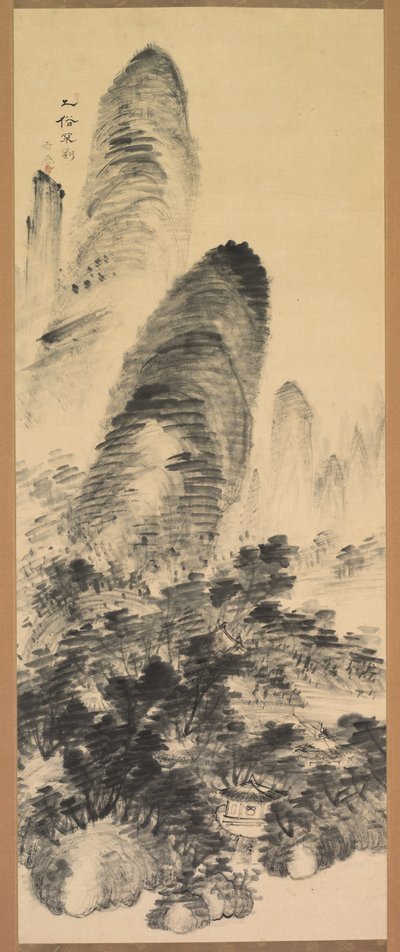 Prohibido a los vulgares, finales de 1800-principios de 1900 de Uragami Gyokudo