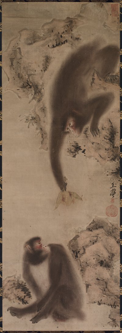 Monos, c. 1800 de Gyokutei Katsu