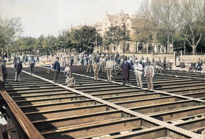 1896-17 ferrocarril Arena carretera Klösz György 2 (Coloreado) de György Klösz