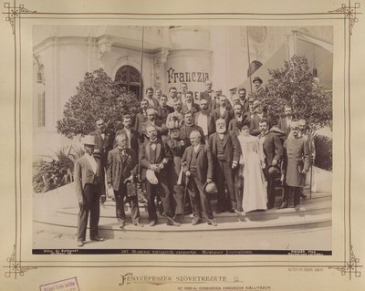 Exposición del Milenio, periodistas - Budapest XIV Fortepan 82827 de György Klösz