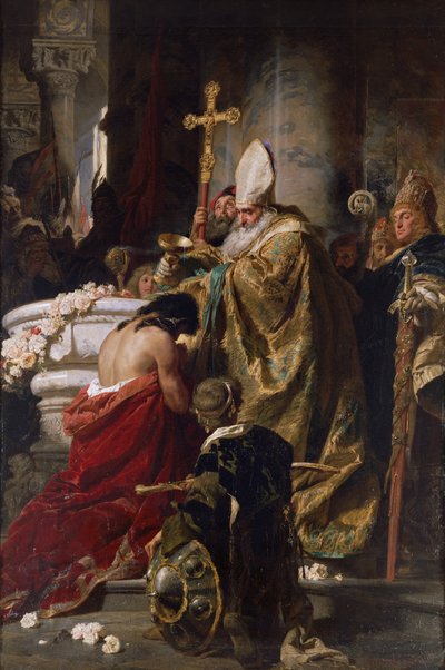 El Bautismo de Vajk de Gyula Benczúr