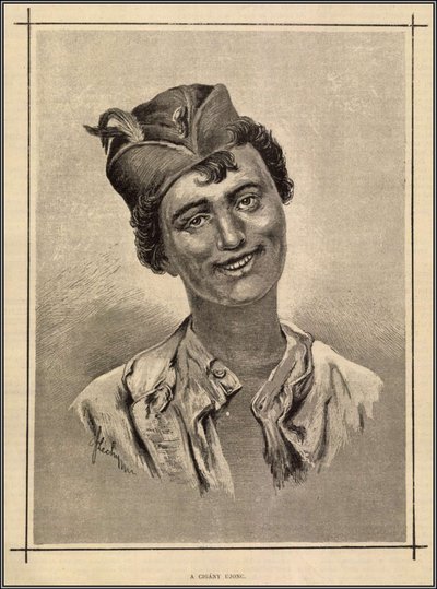 El gitano recién llegado. Mo. y el mundo, 1883 de Gyula Széchy