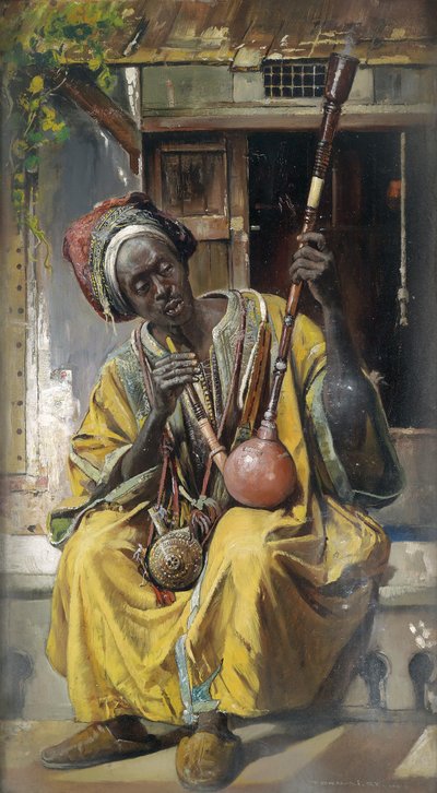 El fumador de pipa de agua de Gyula Tornai