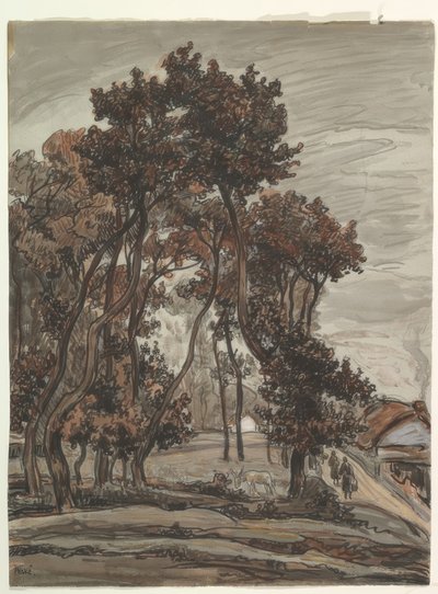 Paisaje cerca de Saint Jean de Mont de Géza Peske