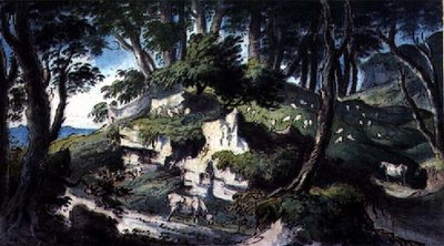 Paisaje, con vacas y ovejas de H.F. 1751 1812 Aylesford