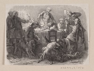 Ilustración para "Todo en su lugar" en H.C. Andersen, "Cuentos y Historias", Volumen 2 de H.P. Hansen