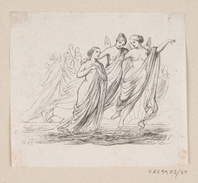 Ilustración de "La Sirenita" en H.C. Andersen, "Cuentos y Historias", Volumen 1 de H.P. Hansen