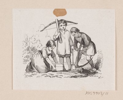 Ilustración para "Las flores de la pequeña Ida" en H.C. Andersen, "Cuentos y historias", Volumen 1 de H.P. Hansen
