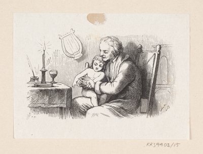 Ilustración de "Den uartige Dreng" en H.C. Andersen, "Eventyr og Historier", Volumen 1 de H.P. Hansen