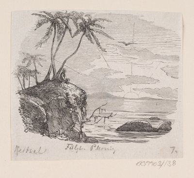 Ilustración de "Fugl Phønix" en H.C. Andersen, "Cuentos y Historias", Volumen 2 de H.P. Hansen