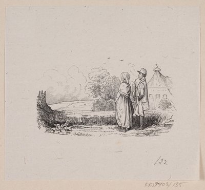 Ilustración para "El lino" en H.C. Andersen, "Cuentos y Historias", Volumen 2 de H.P. Hansen