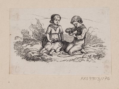 Ilustración para "Ib y la pequeña Christine" en H.C. Andersen, "Cuentos y Historias", Volumen 2 de H.P. Hansen